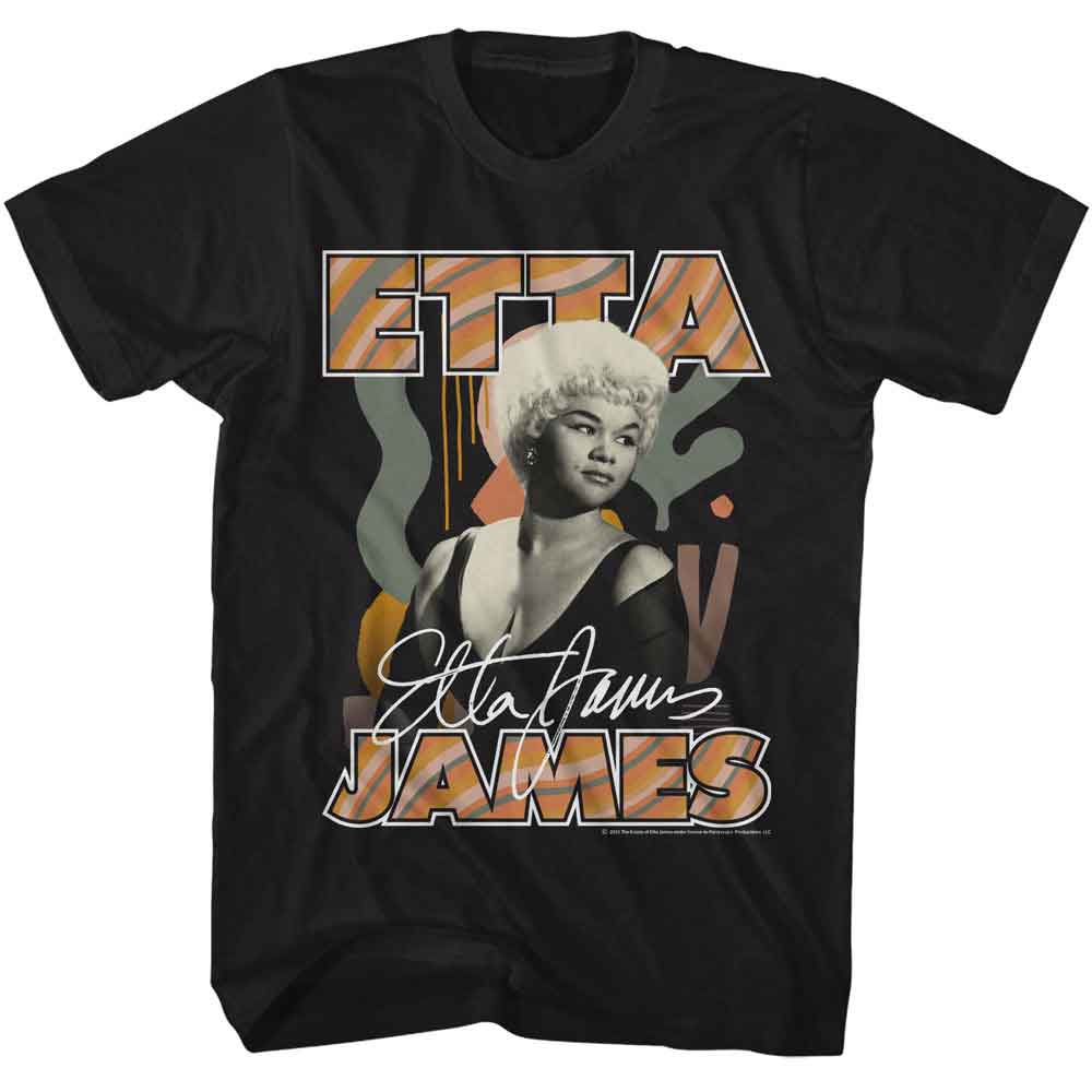 Etta James - ETTA JAMES PORTRAIT AND SHAPES Adult Shirt