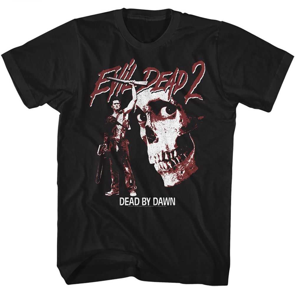 Evil Dead - EVIL DEAD ASH AND SKULL Adult Shirt