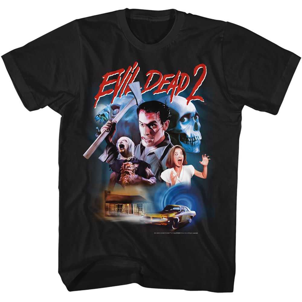 Evil Dead - EVIL DEAD COLLAGE DRAWING Adult Shirt