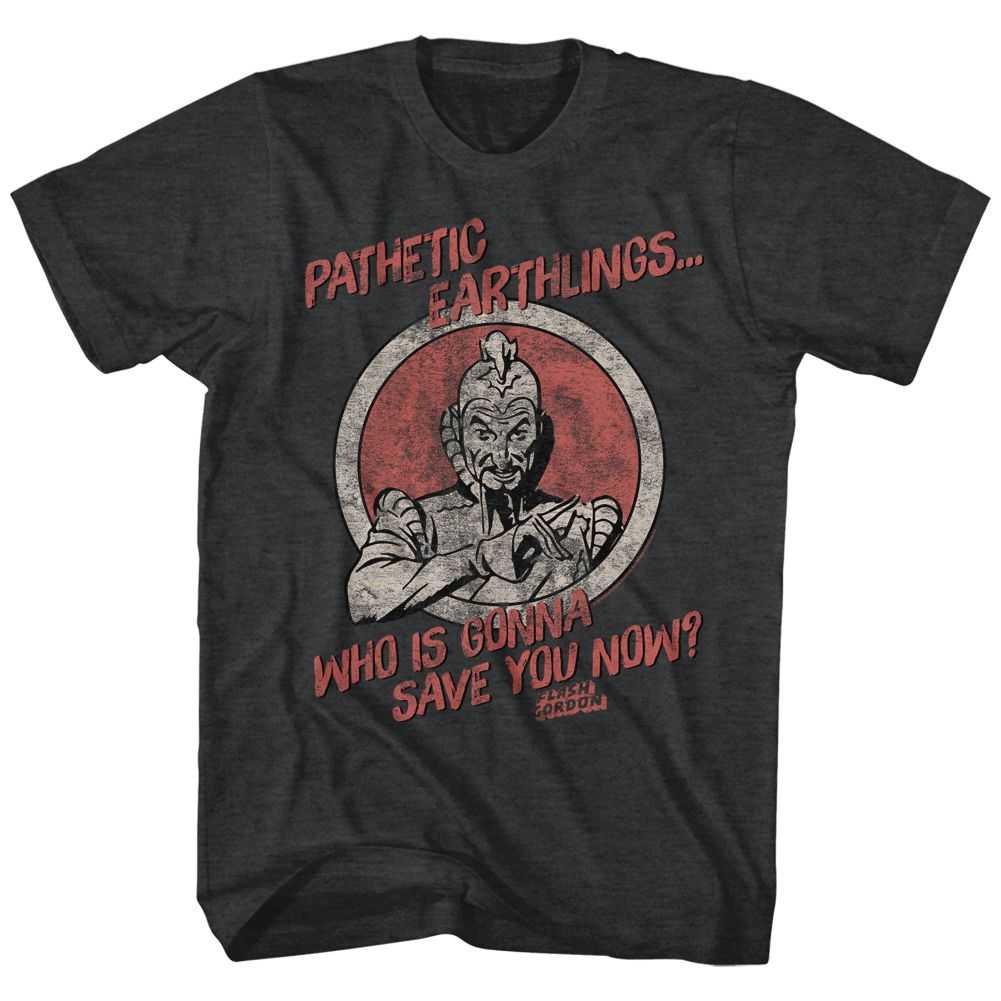 Flash Gordon - PATHETIC EARTHLINGS Adult Shirt