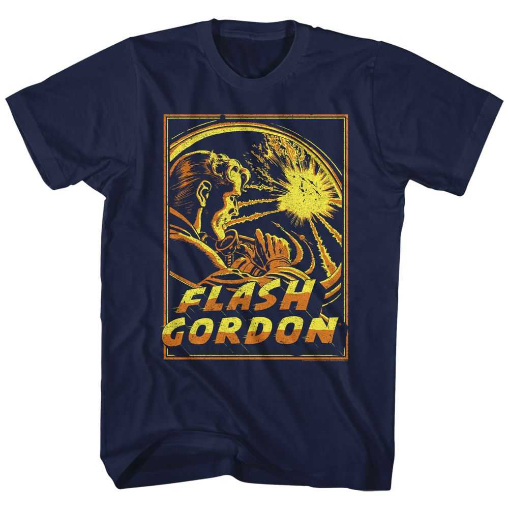 Flash Gordon - SPACE EXPLOSION Adult Shirt