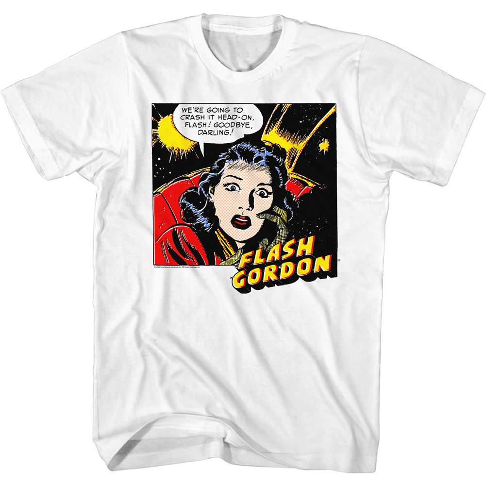 Flash Gordon - GONNA CRASH Adult Shirt