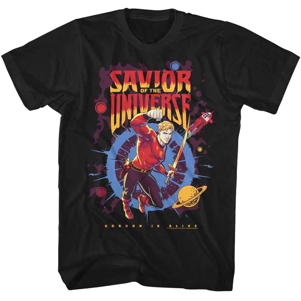 Flash Gordon - FLASH GORDON SAVIOR OF THE UNIVERSE Adult Shirt