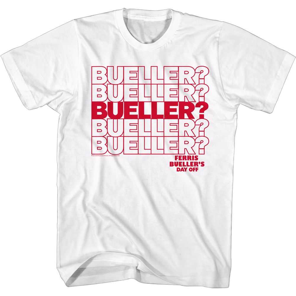 Ferris Buellers Day Off - BEULLER REPEAT Adult Shirt