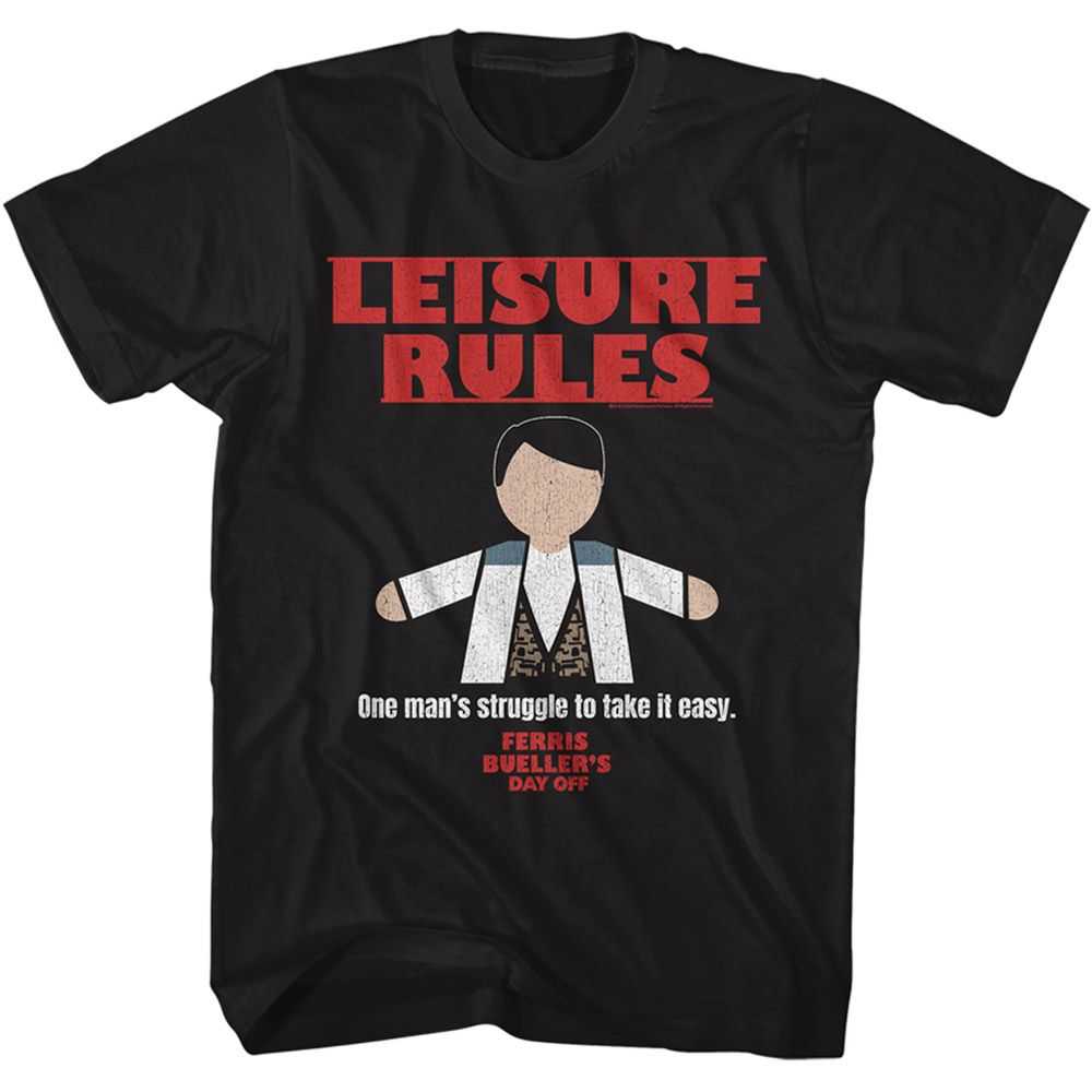 Ferris Buellers Day Off - FBDO LEISURE RULES Adult Shirt