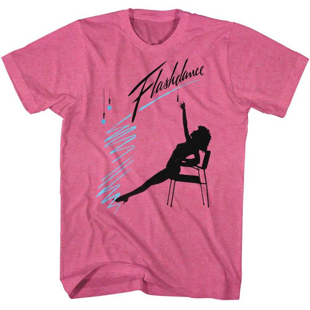 Flashdance - FLASHDANCE SILHOUETTE CHAINPULL Adult Shirt