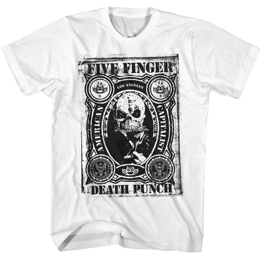 Five Finger Death Punch - FIVE FINGER DEATH PUNCH AMERICAN CAPITALIST Adult Shirt
