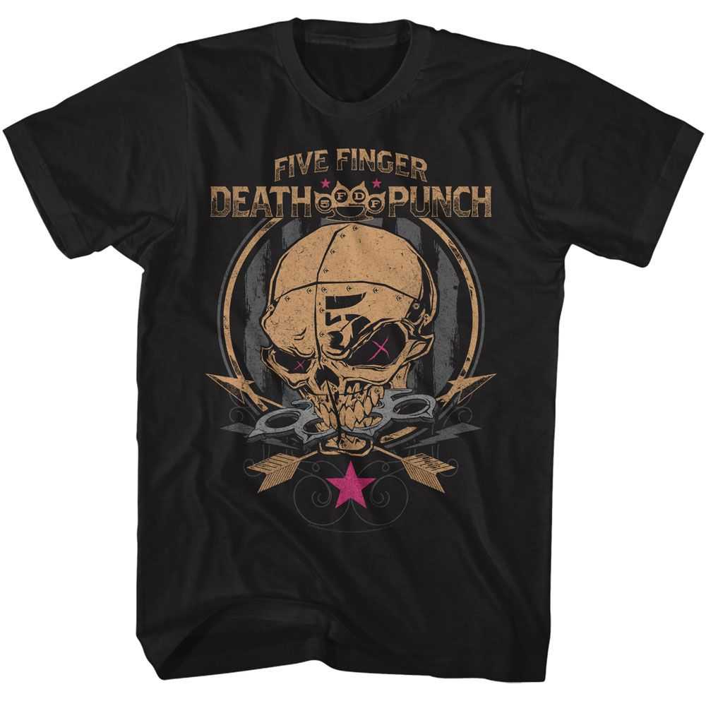 Five Finger Death Punch - FIVE FINGER DEATH PUNCH SKULL AND ARROWS Adult Shirt