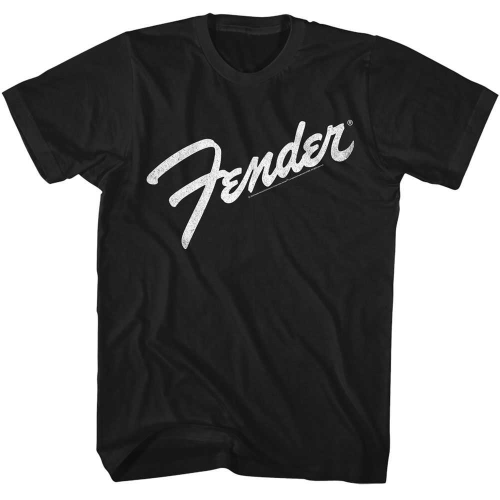 Fender - FENDER LOGO B W Adult Shirt