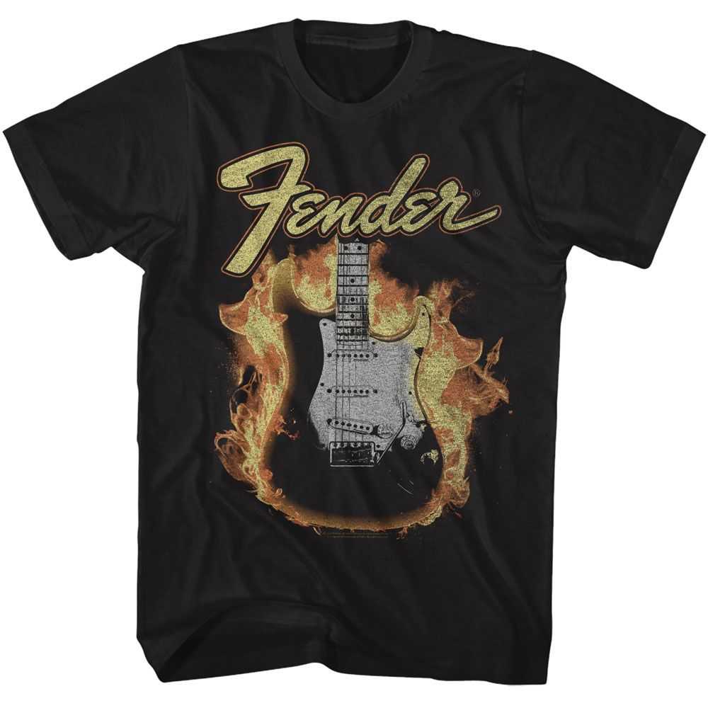 Fender - FENDER FLAME GUITAR Adult Shirt