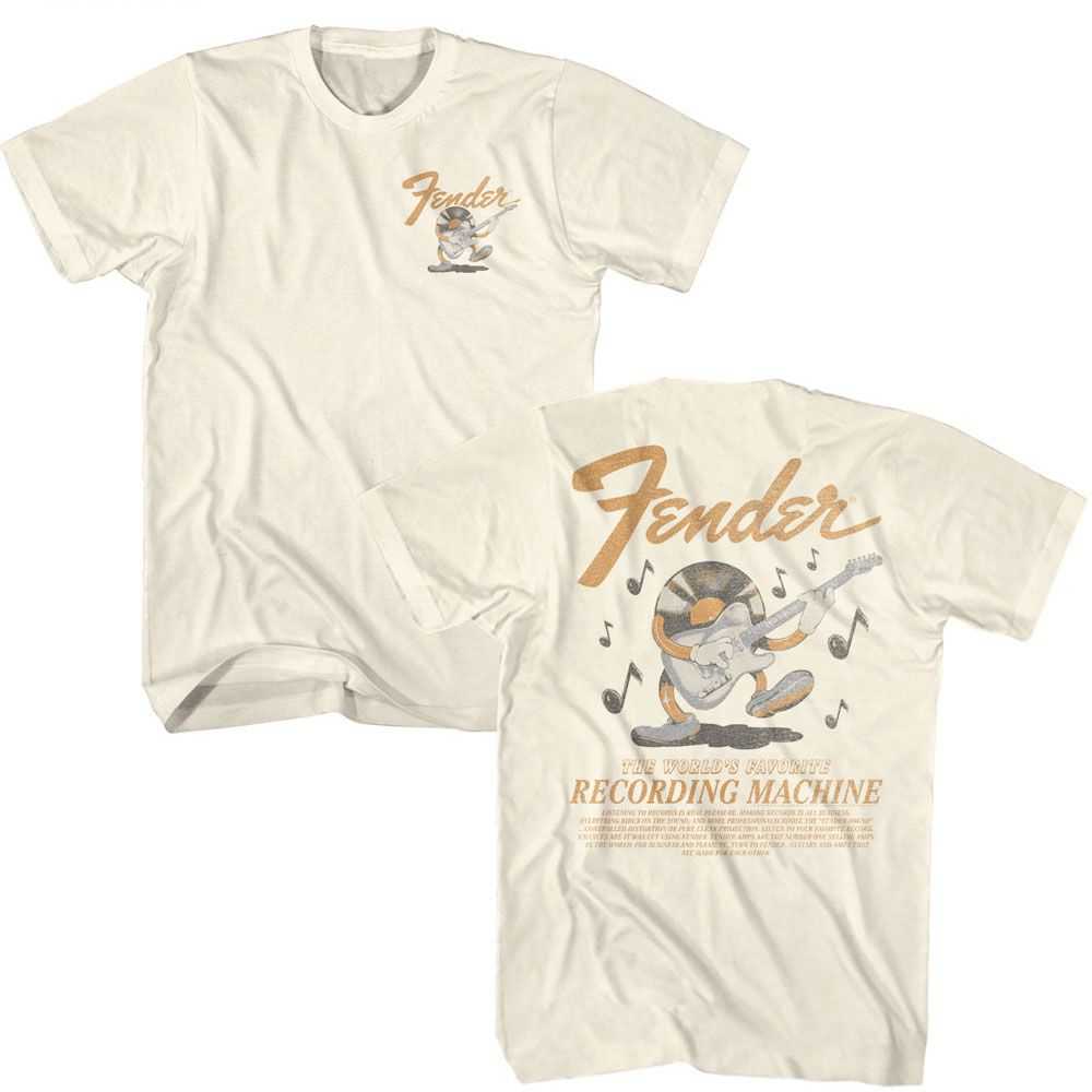 Fender - FENDER RECORDING MACHINE F B Adult Shirt