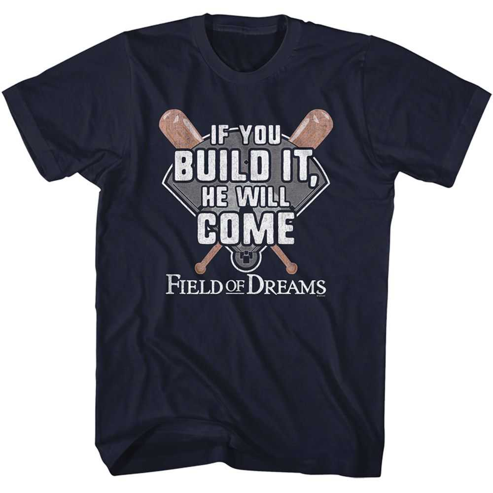 Field of Dreams - FIELD OF DREAMS IF YOU BUILD IT Adult Shirt