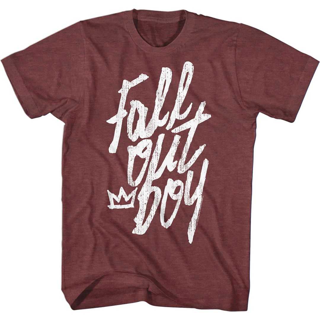Fall Out Boy - LOGO HANDWRITTEN Adult Shirt