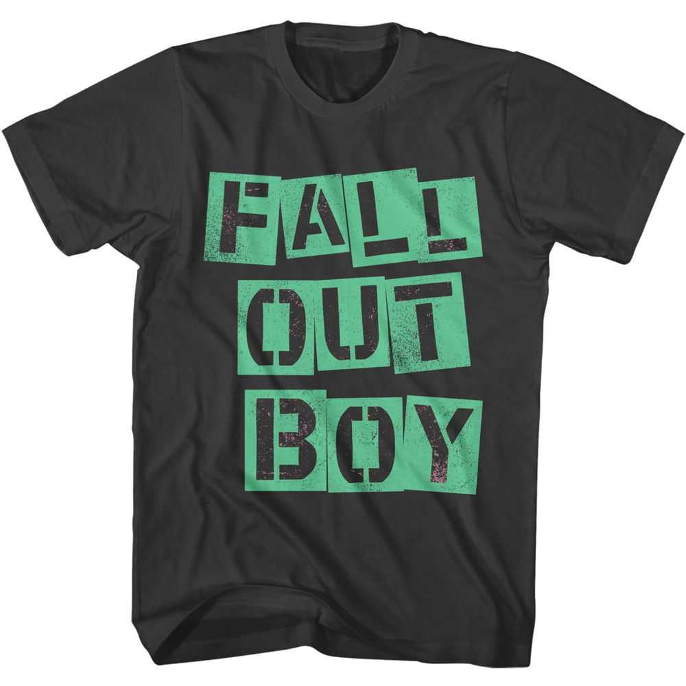 Fall Out Boy - FALL OUT BOY FOB CUTOUT LOGO Adult Shirt