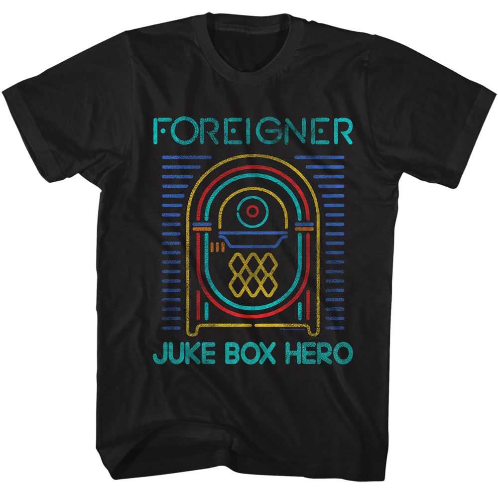 Foreigner - FOREIGNER JUKE BOX HERO Adult Shirt