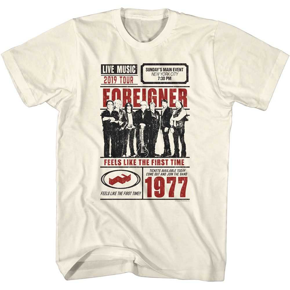 Foreigner - FOREIGNER LIVE Adult Shirt