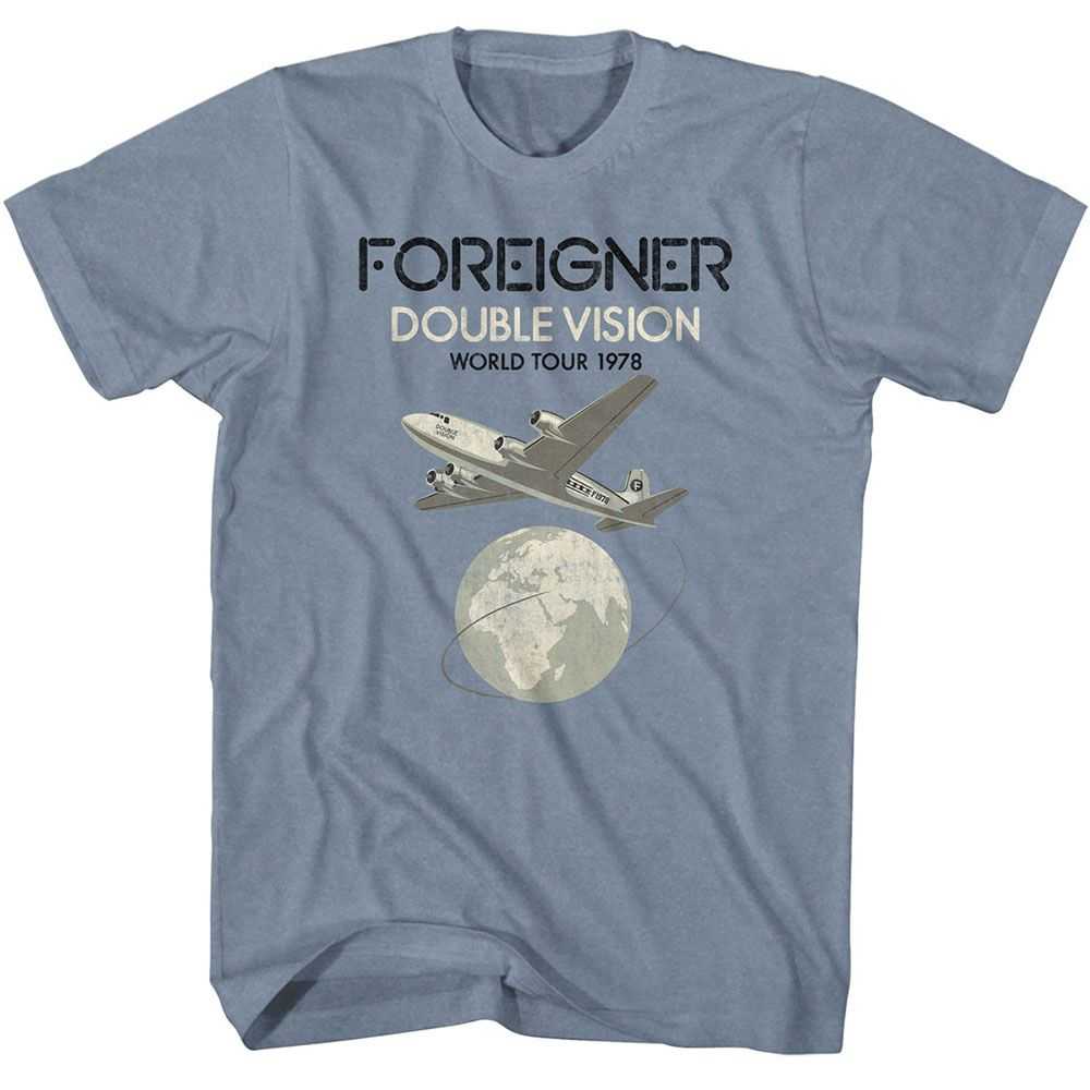 Foreigner - FOREIGNER DOUBLE VISION Adult Shirt