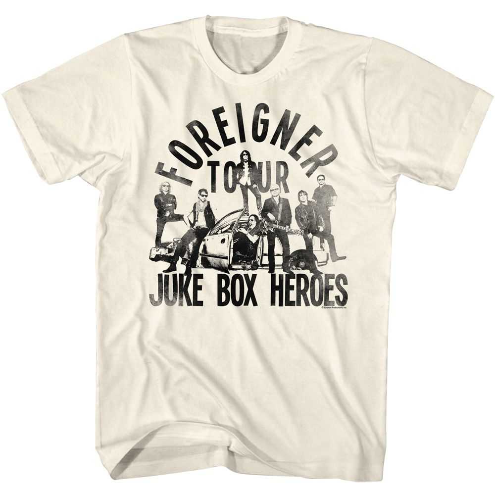 Foreigner - FOREIGNER JUKE BOX HEROES Adult Shirt