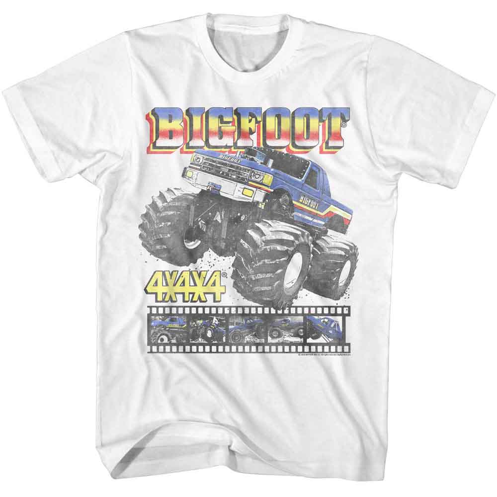 Bigfoot - BIGFOOT FILM REEL Adult Shirt