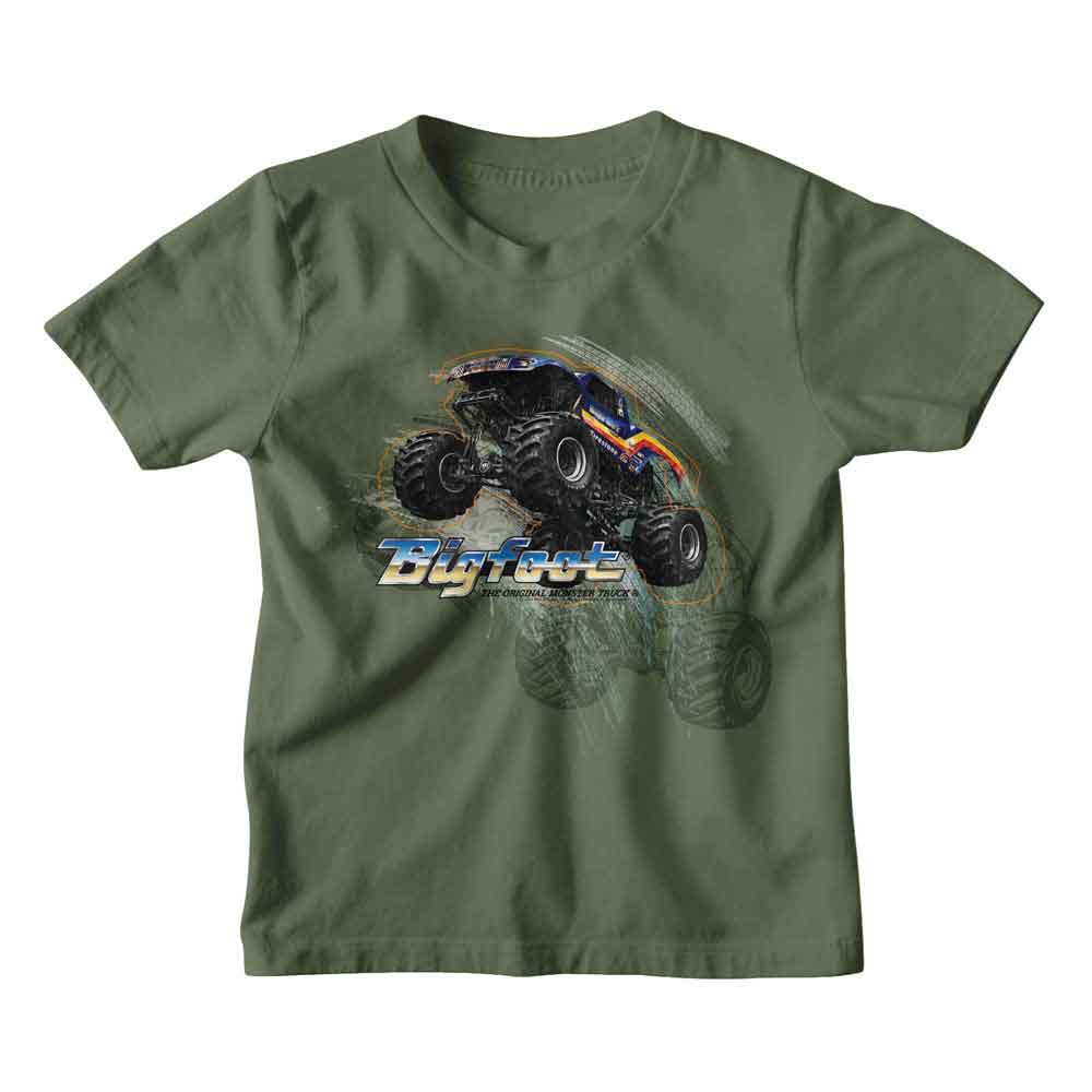 Bigfoot - BIGFOOT TRUCK JUMP Youth Shirt