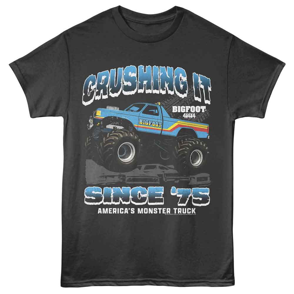 Bigfoot - BIGFOOT CRUSHING IT 75 Adult Shirt