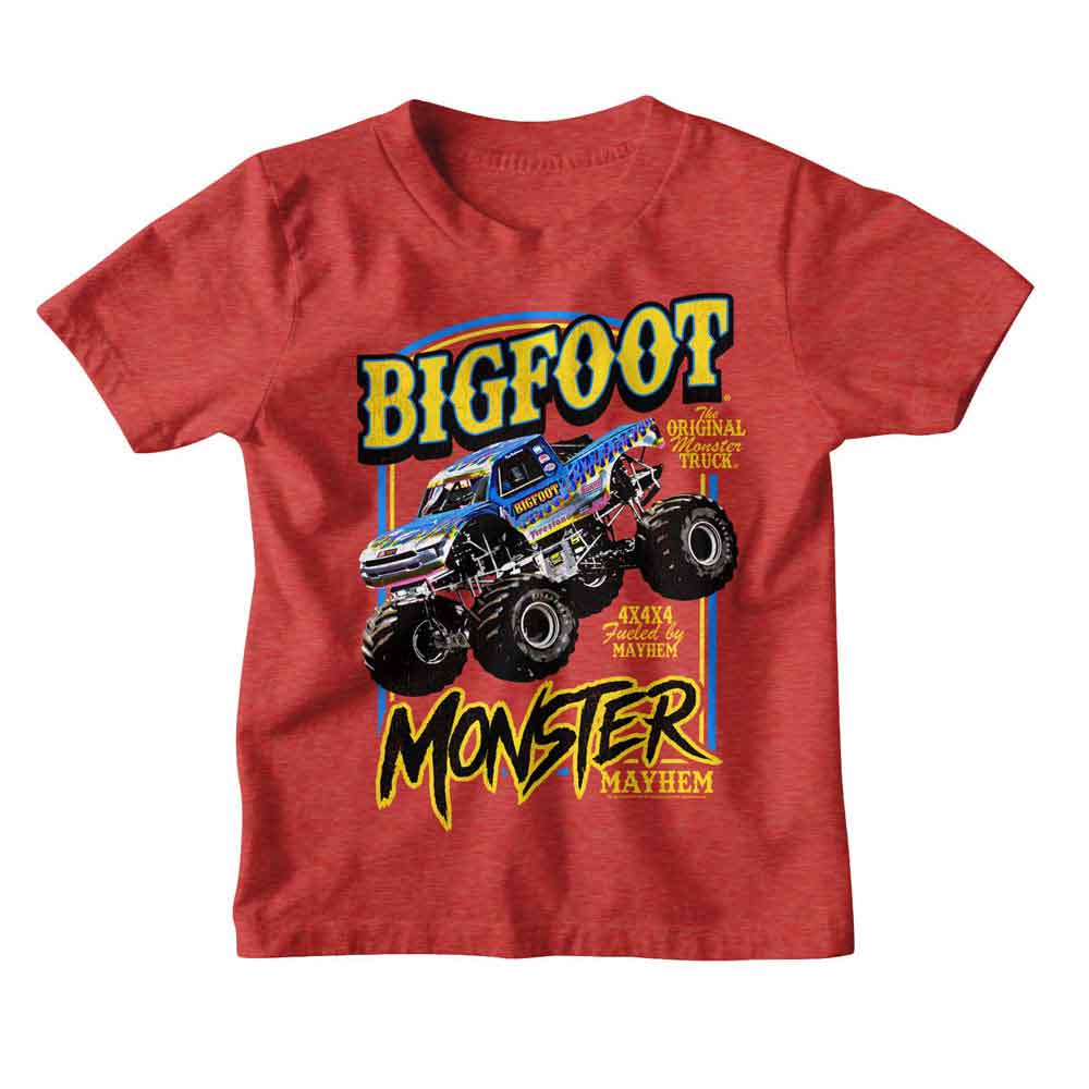 Bigfoot - BIGFOOT MAYHEM MONSTER Youth Shirt