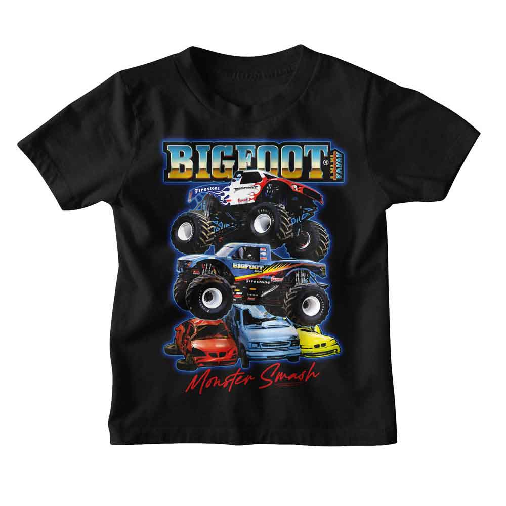 Bigfoot - BIGFOOT PILE UP Youth Shirt