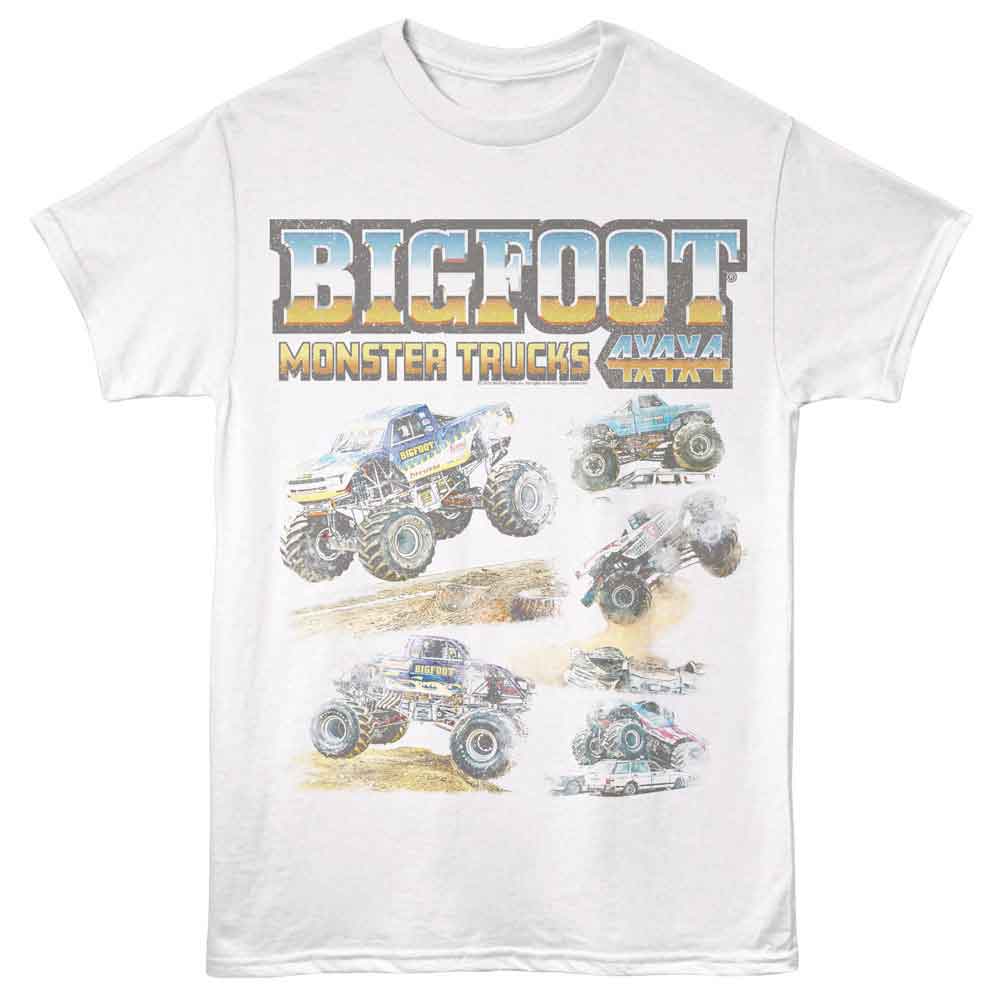 Bigfoot - BIGFOOT MULTI TRUCKS Adult Shirt