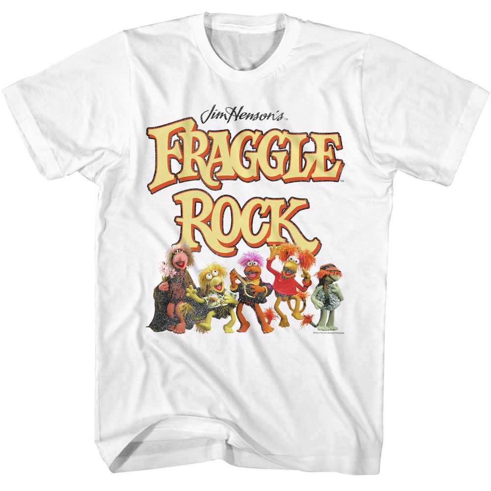 Fraggle Rock - FRAGGLE ROCK FRAGGLES AND LOGO Adult Shirt