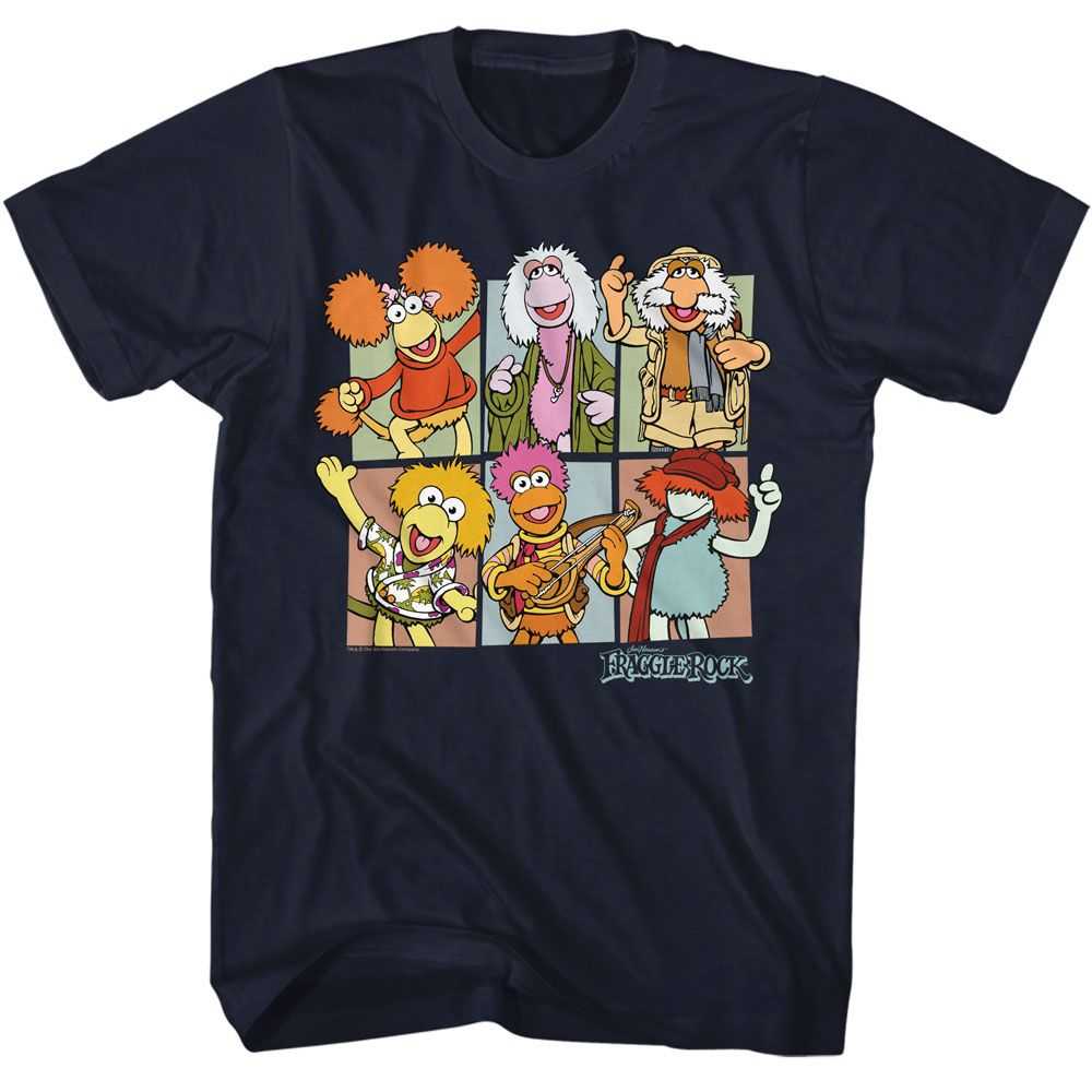 Fraggle Rock - FRAGGLE ROCK SQUARES Adult Shirt