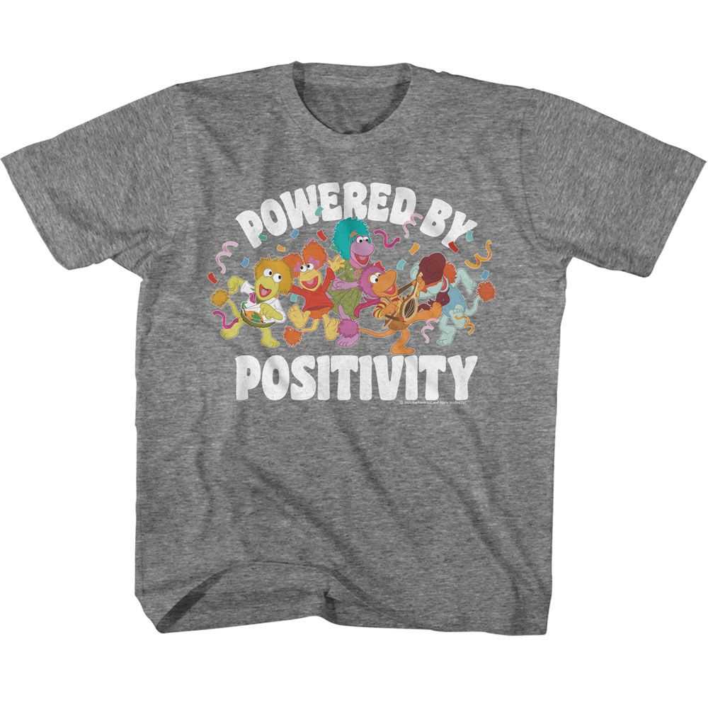 Fraggle Rock - FRAGGLE ROCK POWERED BY POSITIVITY Youth Shirt