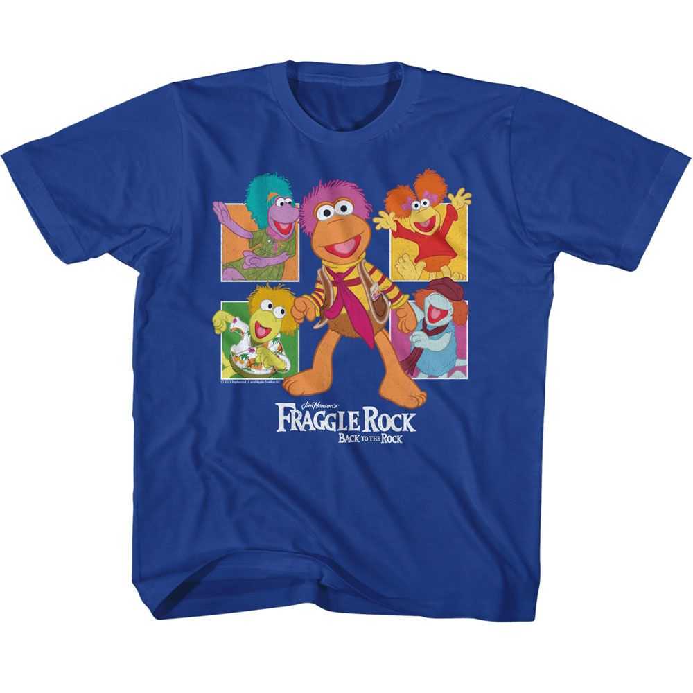 Fraggle Rock - FRAGGLE ROCK FOUR SQUARES Youth Shirt