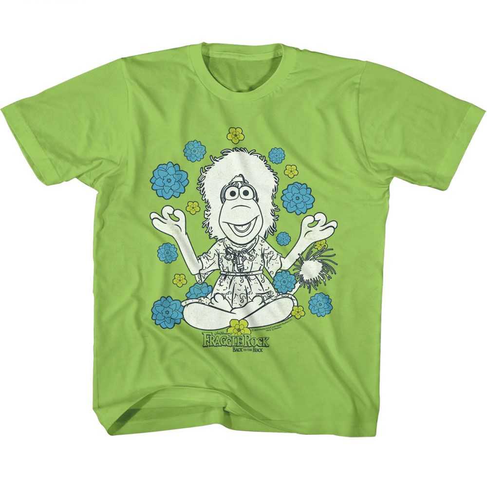 Fraggle Rock - FRAGGLE ROCK MOKEY AND FLOWERS Youth Shirt