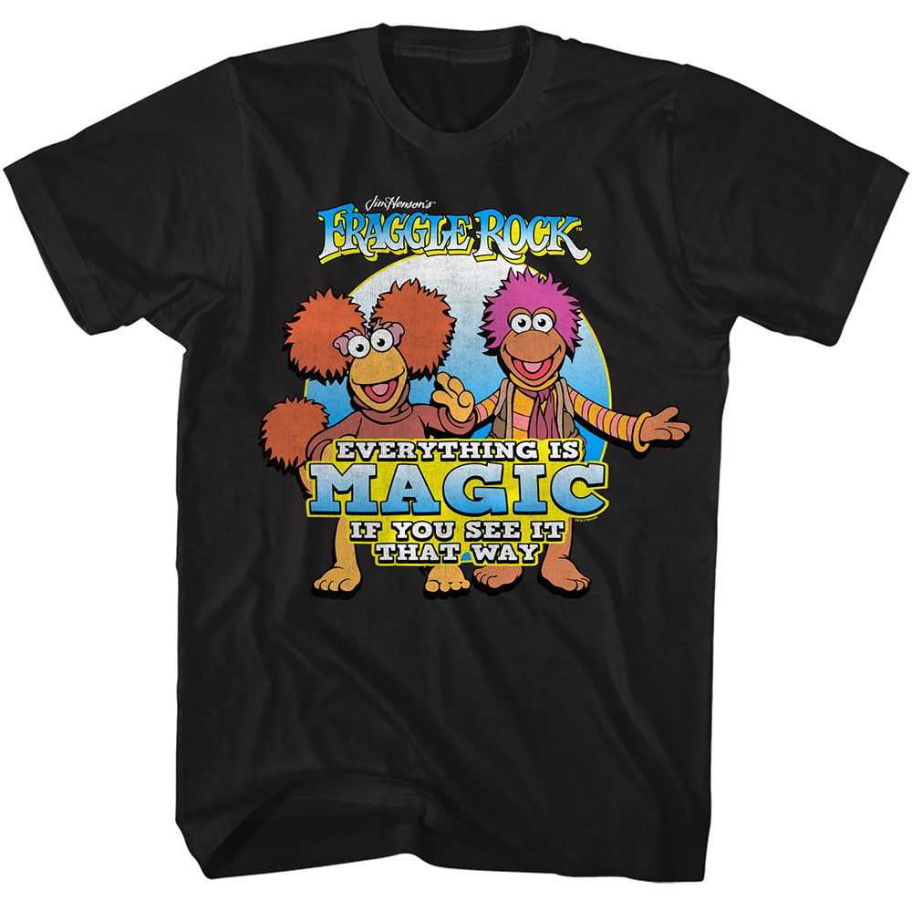 Fraggle Rock - FRAGGLE ROCK EVERYTHING IS MAGIC Adult Shirt