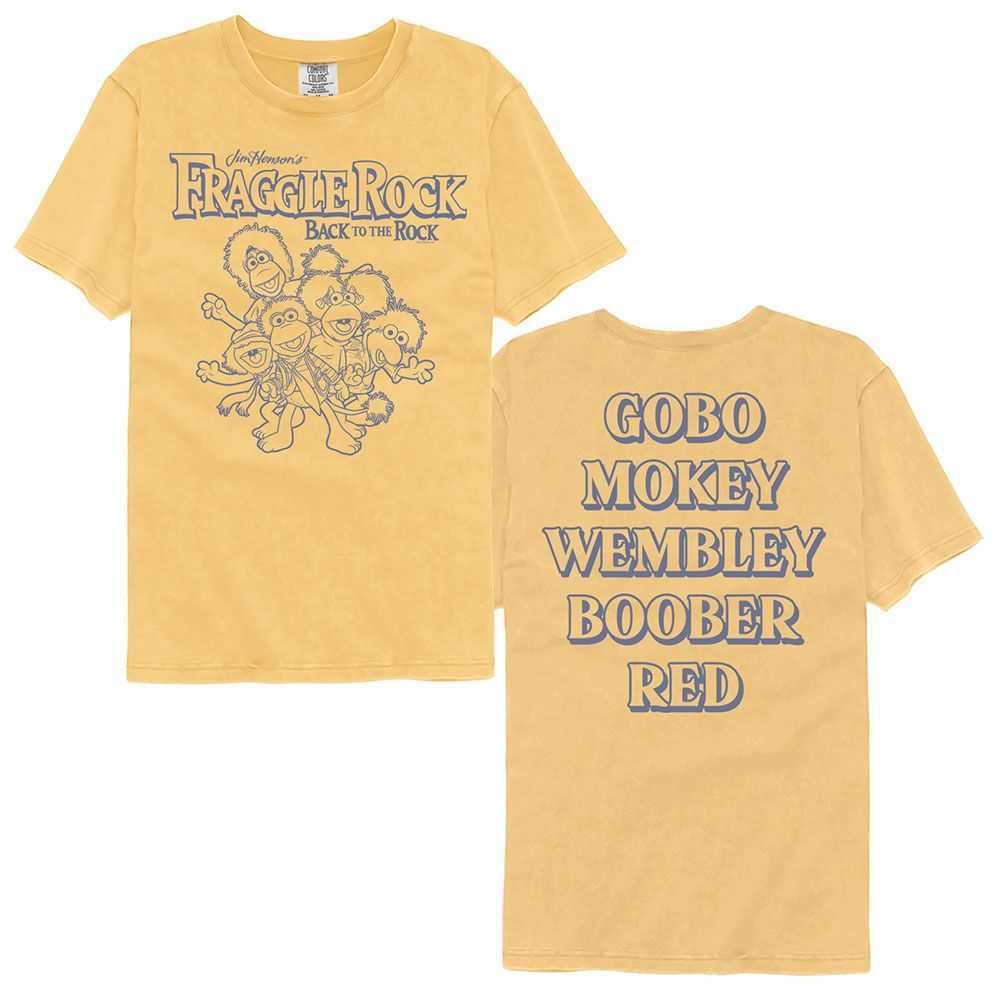 Fraggle Rock - FRAGGLE ROCK NAMES ON BACK Adult Shirt