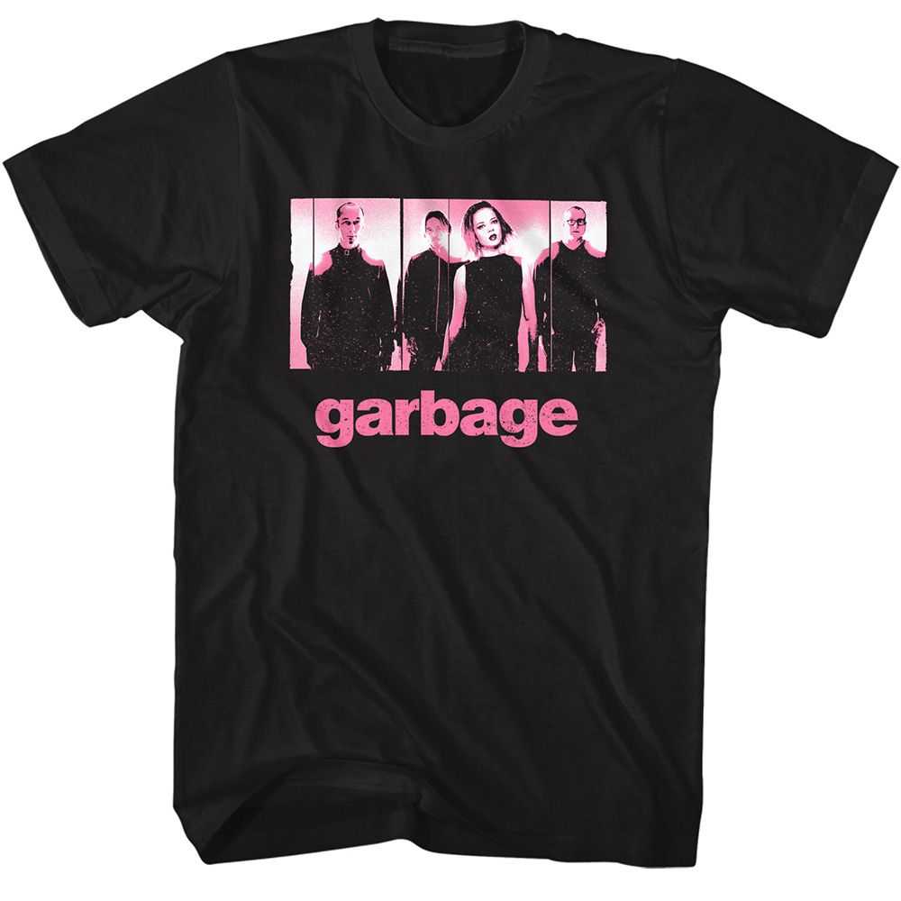 Garbage - GARBAGE PINK OFFSET Adult Shirt