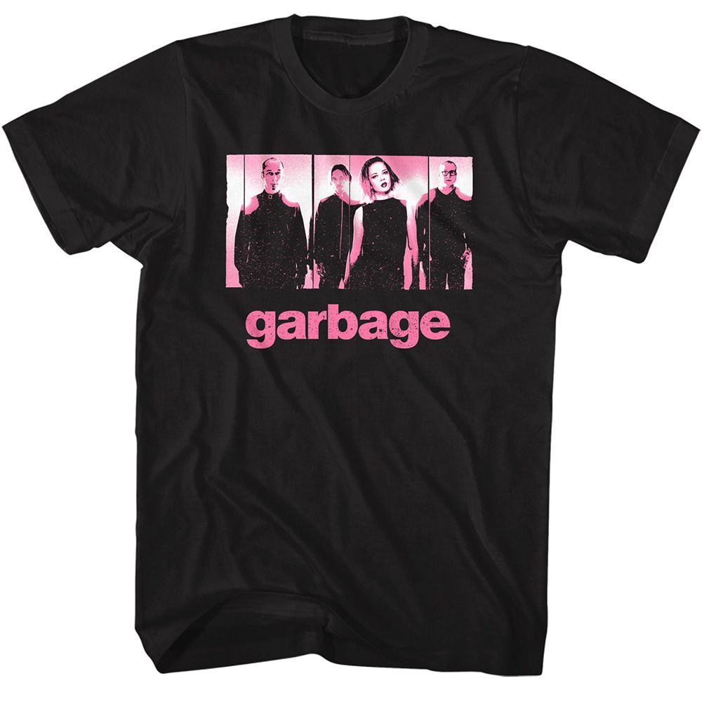 Garbage - GARBAGE PINK OFFSET Adult Shirt