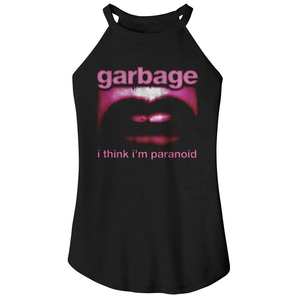 Garbage - GARBAGE PARANOID MOUTH Adult Shirt