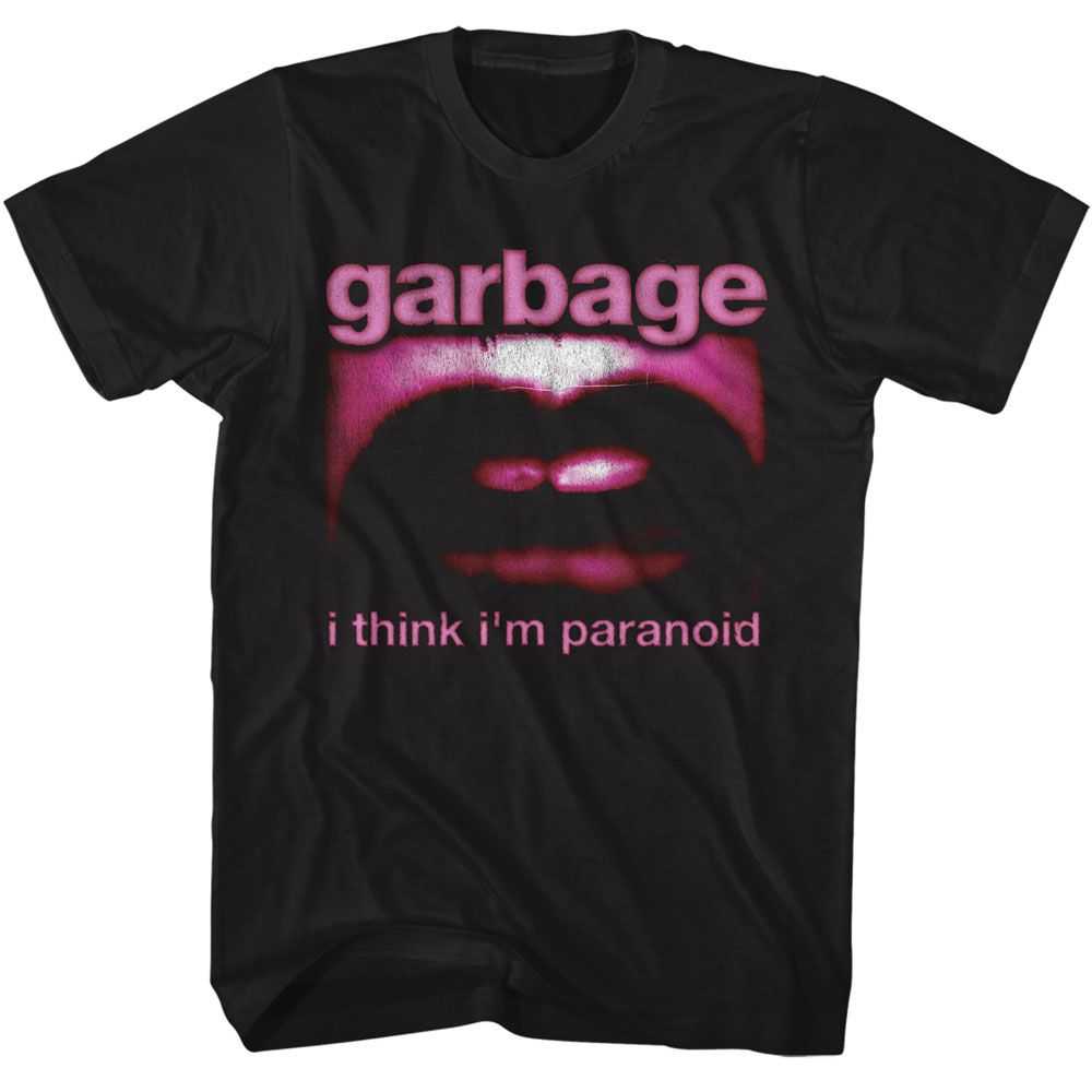 Garbage - GARBAGE PARANOID MOUTH Adult Shirt