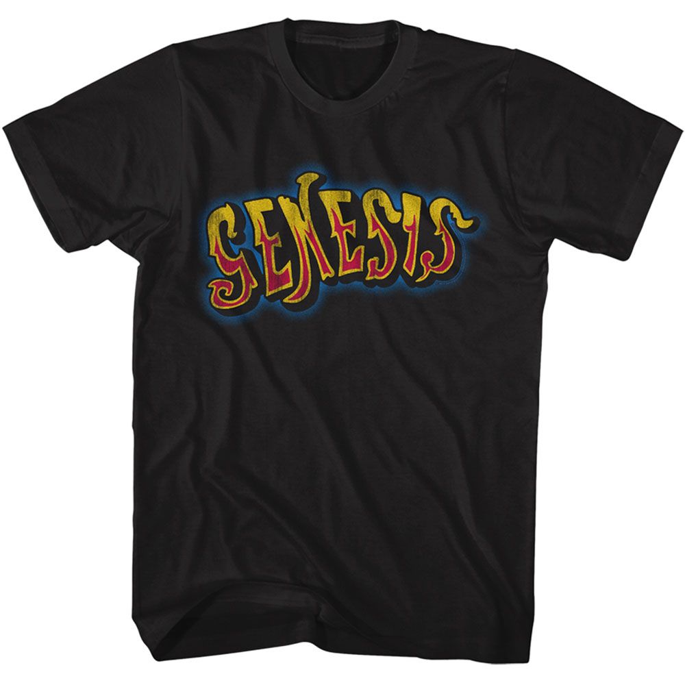 Genesis - GENESIS RETRO COLOR LOGO Adult Shirt