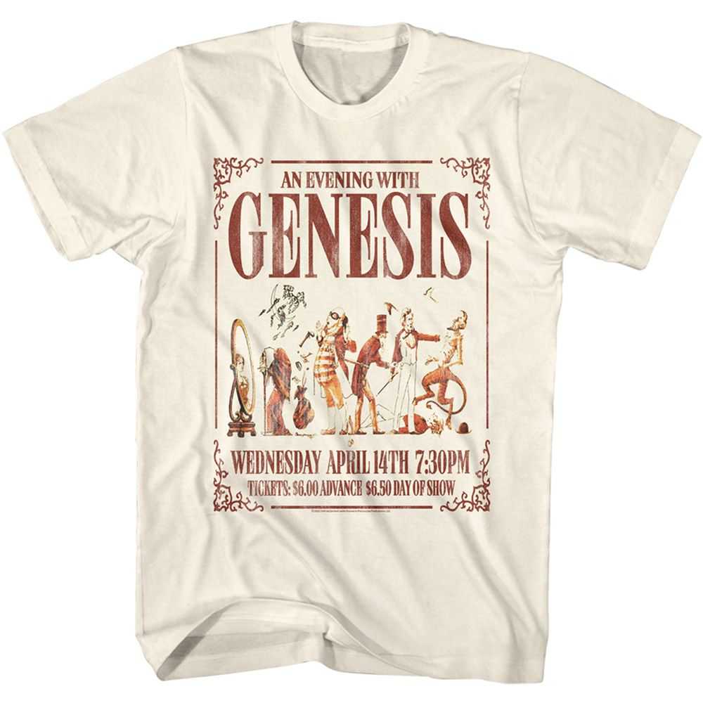 Genesis - GENESIS EVENING WITH GENESIS POSTER Adult Shirt