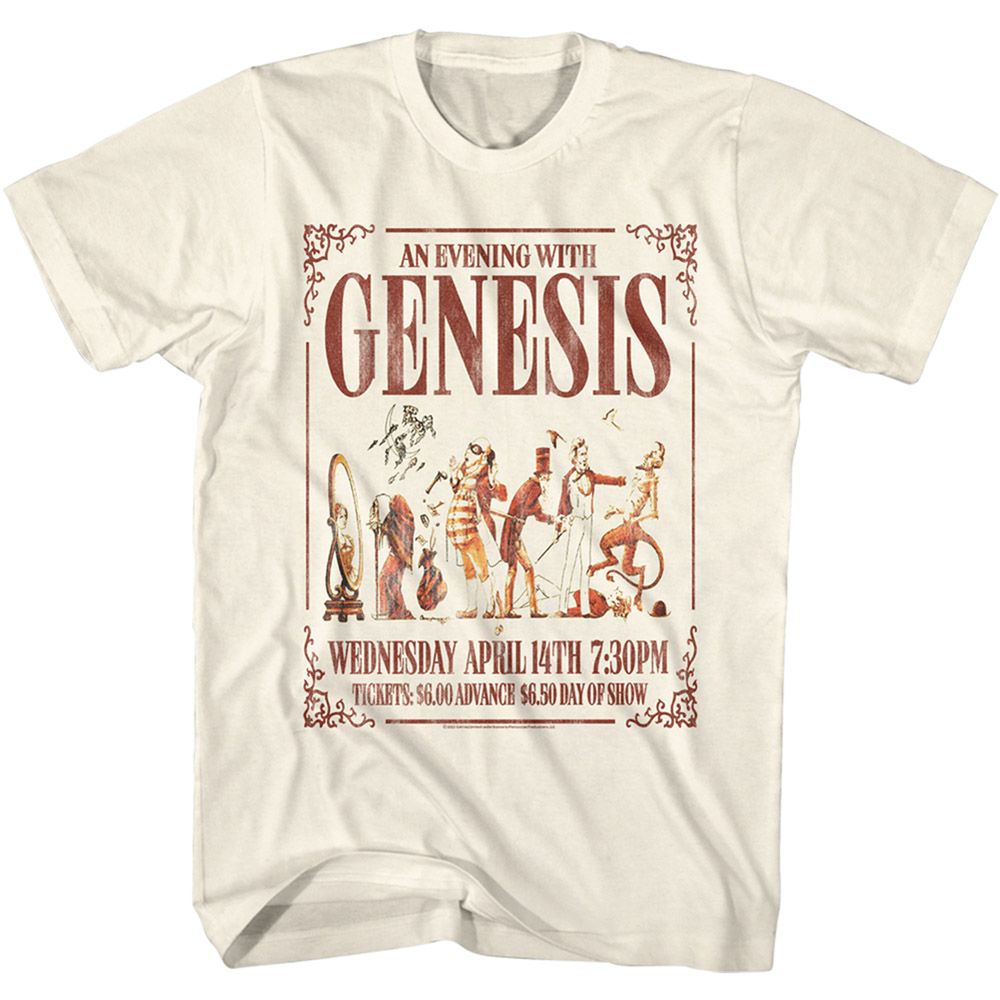 Genesis - GENESIS EVENING WITH GENESIS POSTER Adult Shirt