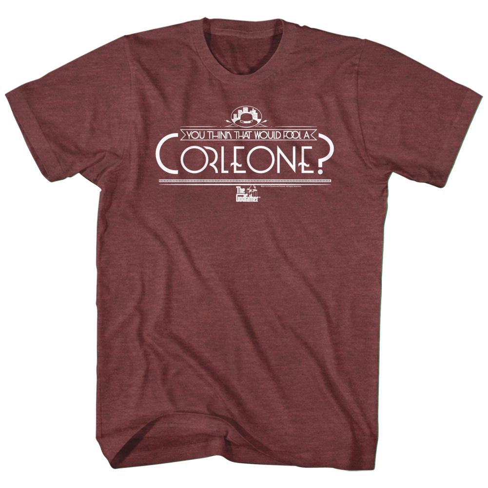Godfather - FOOL A CORLEONE Adult Shirt