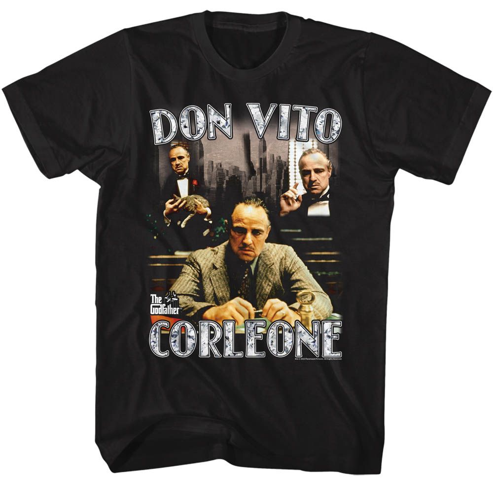 Godfather - GODFATHER-DON VITO COLLAGE Adult Shirt