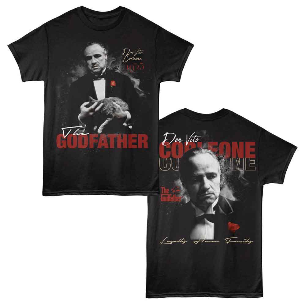 Godfather - GODFATHER LOYALTY HONOR FAMILY F B Adult Shirt