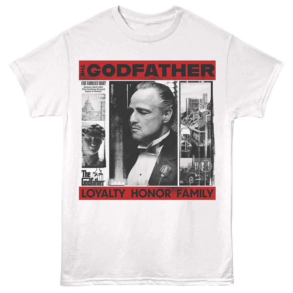 Godfather - GODFATHER LOYALTY HONOR FAMILY Adult Shirt