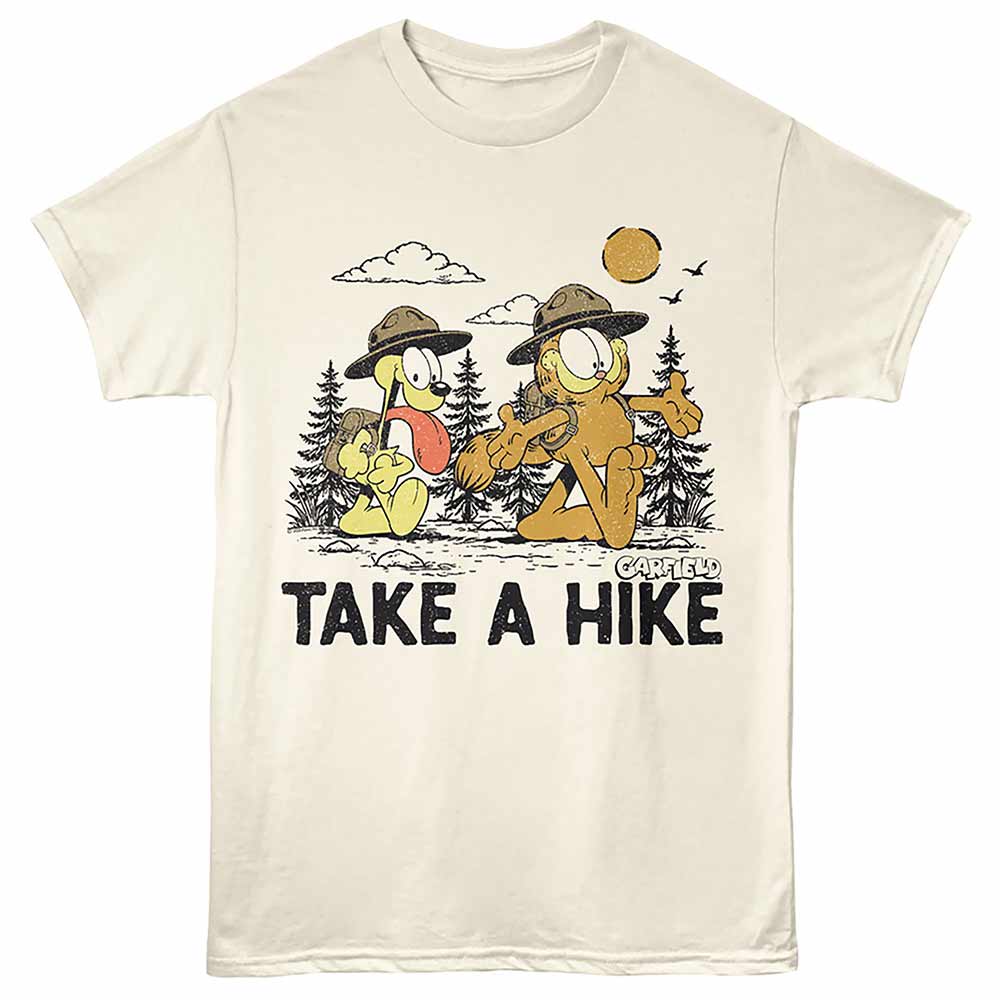 Garfield - GARFIELD TAKE A HIKE Adult Shirt