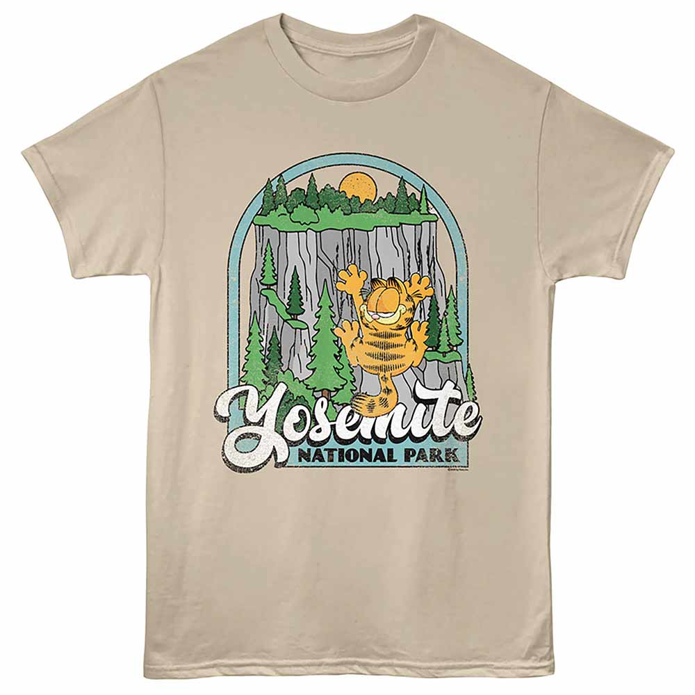 Garfield - GARFIELD YOSEMITE CLIMB Adult Shirt