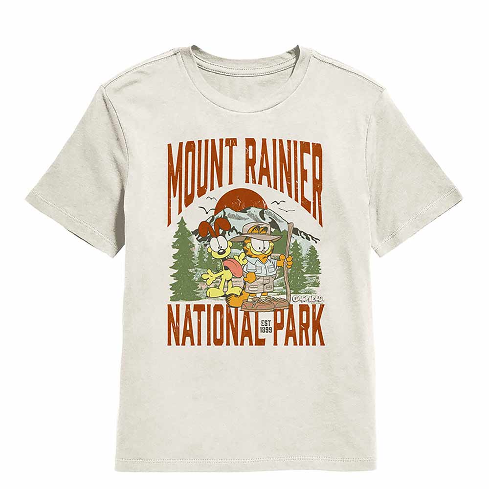 Garfield - GARFIELD ON ROCK Youth Shirt