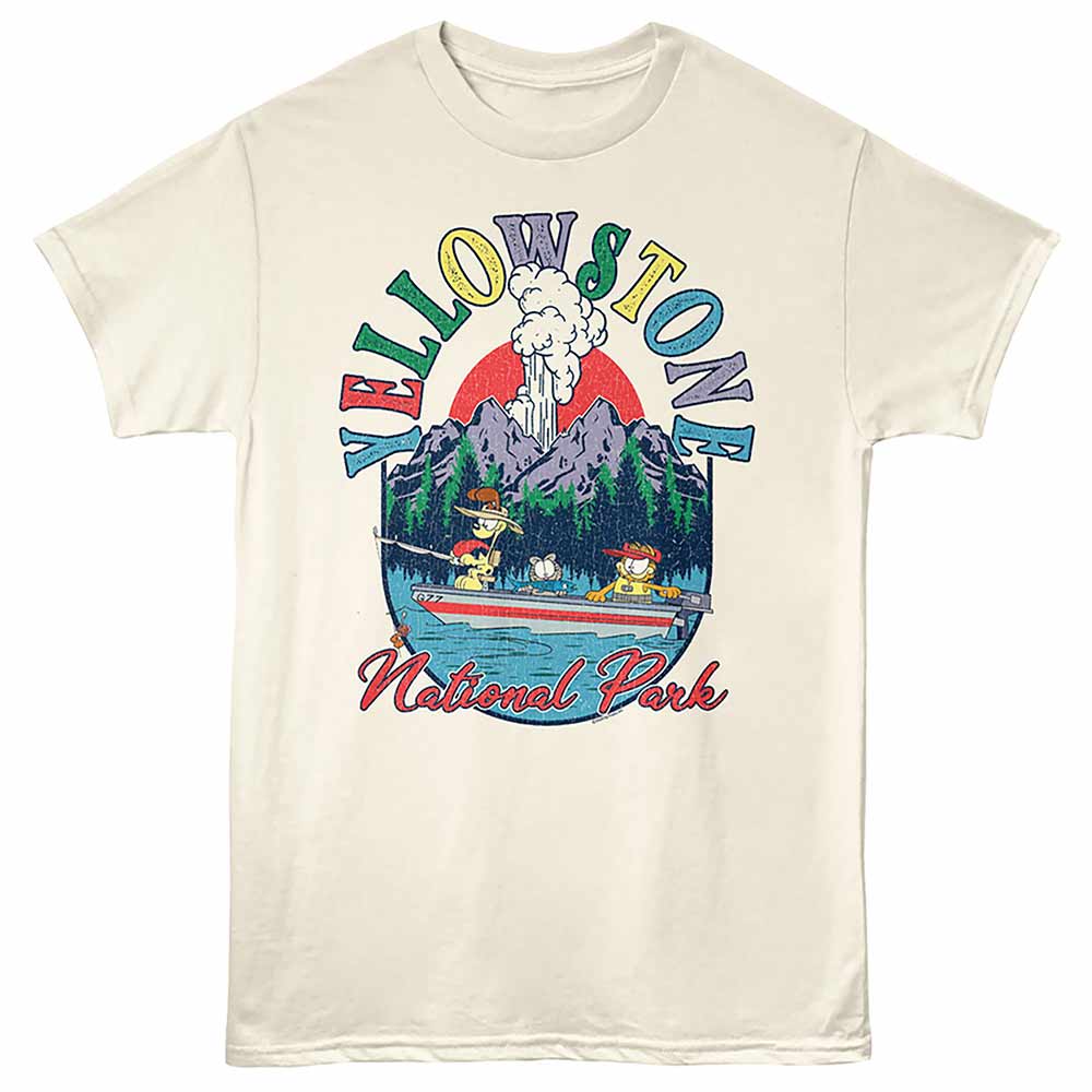 Garfield - GARFIELD YELLOWSTONE BOATING ALT Adult Shirt